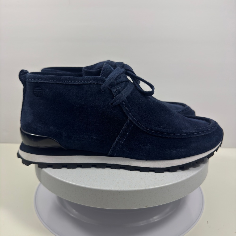 Tory Sport Women Chukka Boots Suede Lace Up Casual Navy Comfort Size 7.5 - Picture 8 of 14